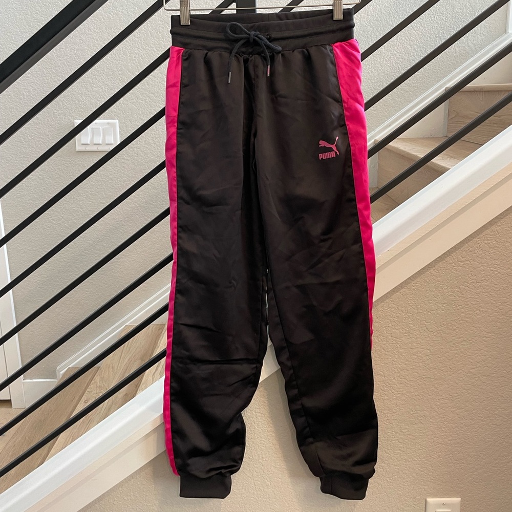 PUMA Satin Track Pants size Small